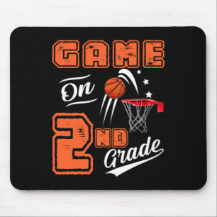 Games On Second Grade Basketball First Day Of Scho Mouse Mat