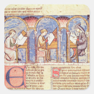 Games Table Makers, from the 'Book of Games Square Sticker