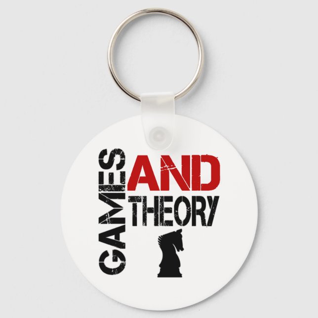 Games & Theory Keychain (Front)