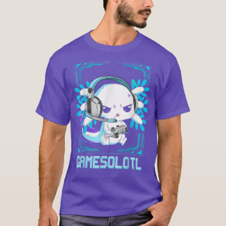 Gamesolotl Aolotl Video Gamer Kawaii Anime Gift Bo T-Shirt
