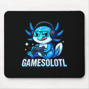 Gamesolotl Axolotl Fish Gamer Gaming Anime Video G Mouse Mat