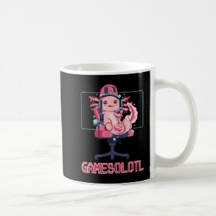 Gamesolotl Axolotl Video Gamer Kawaii Anime Gaming Coffee Mug