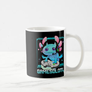 Gamesolotl Axolotl Video Gamer Kawaii Pastel Goth Coffee Mug