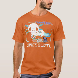 Gamesolotl Funny Axolotl Video Gaming Animal T-Shirt