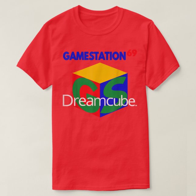 GameStation 69 Video Game System 90's 2000's Knock T-Shirt (Design Front)
