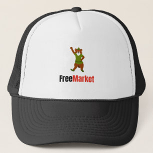 GameStop Free Market Robin Hood Fox Trucker Hat