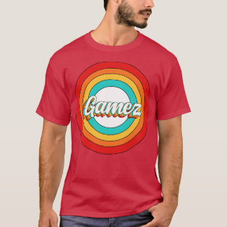 Gamez Name Shirt Vintage Gamez Circle