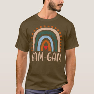 GamGam Rainbow Grandma Cute Mothers Day Funny GamG T-Shirt