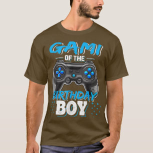 Gami of the Birthday Boy Matching Family Video Gam T-Shirt