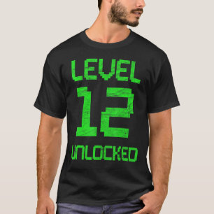 Gaming 12th Birthday Retro 12 Year Old Girls & Boy T-Shirt