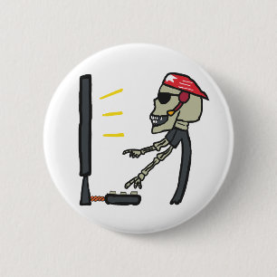 Gaming 6 Cm Round Badge