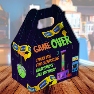 Gaming and Arcade Birthday Favour Box