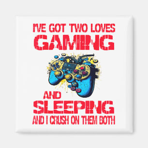 Gaming And Sleeng Gamer Valentines Day Boys Kids  Magnet