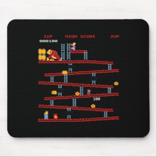 Gaming Arcade Retro Video Game Console Vintage Gam Mouse Mat