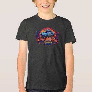 "Gaming Badge of Honour | Level Up Your Style" Tri-Blend Shirt