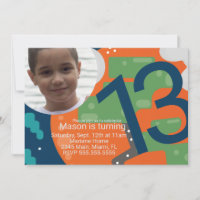 Gaming Birthday Party Pixel Gamer Photo