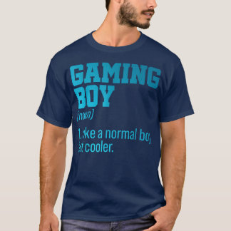 Gaming Boy Noun Definition Console Controller Vide T-Shirt