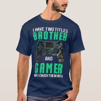Gaming Boys Brother ns Funny  Vintage Video Games  T-Shirt