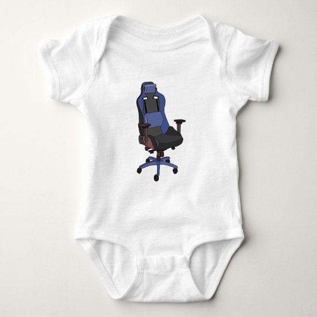 Gaming Chair Baby Bodysuit (Front)