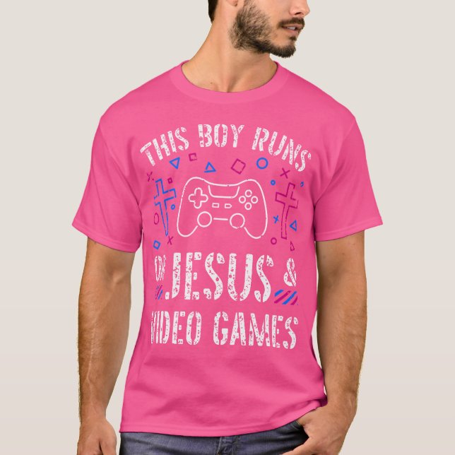 Gaming Christian Nerd T-Shirt (Front)