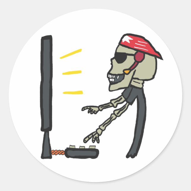 Gaming Classic Round Sticker (Front)