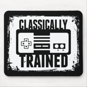 Gaming - Classically Trained - Funny Video Game Mouse Mat
