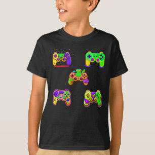 Gaming Colourful Video Games Controller  T-Shirt