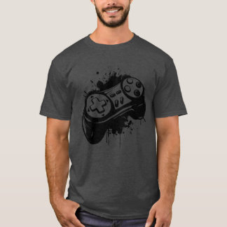 Gaming Controller Colour Splotch funny family T-Shirt