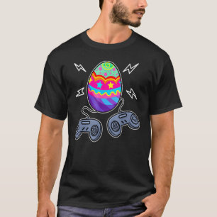 Gaming Controller Easter Day Egg Hunting Gaming Pl T-Shirt
