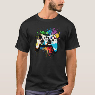 Gaming controller graffiti computer console e spor T-Shirt