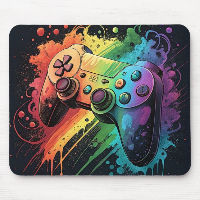 Gaming Controller Mouse Mat (Front)