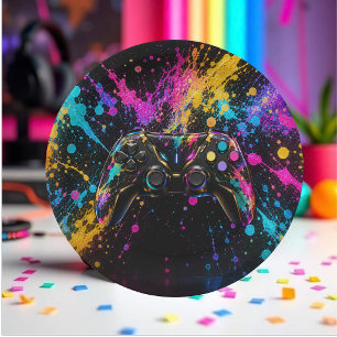 Gaming Controller Paper Plate