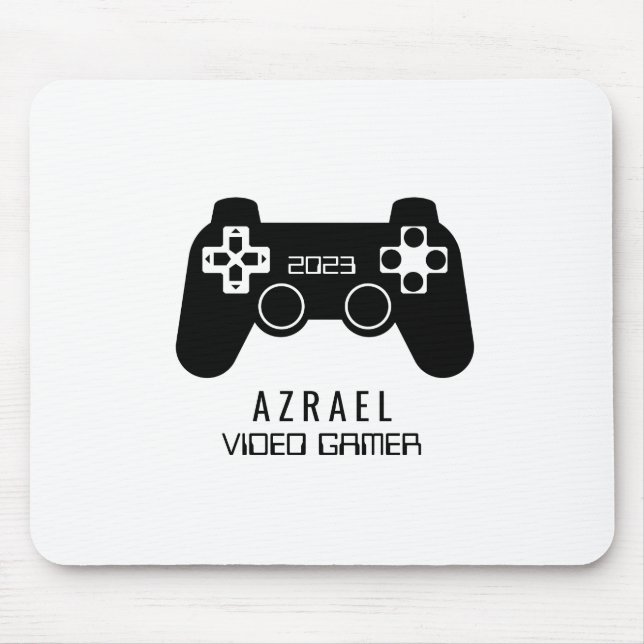 Gaming Controller, Video Gamer Mouse Mat (Front)
