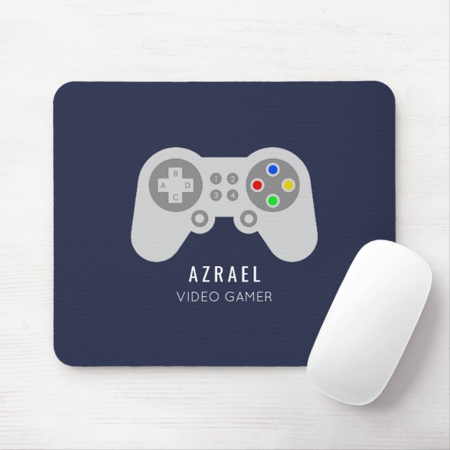Gaming Controller, Video Gamer Mouse Mat (With Mouse)