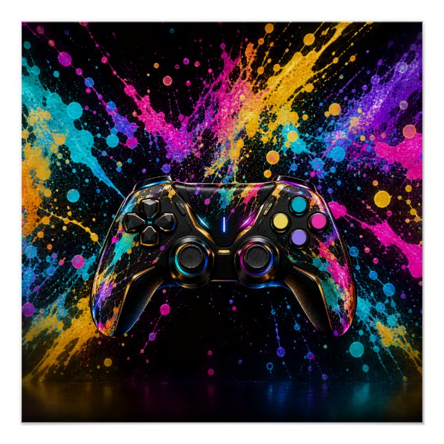 Gaming Controller Wall Art (Front)