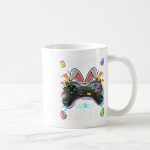 Gaming Controller With Bunny Ears Funny Easter Vid Coffee Mug