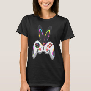 Gaming Controller With Rabbit Ears  Easter Video G T-Shirt