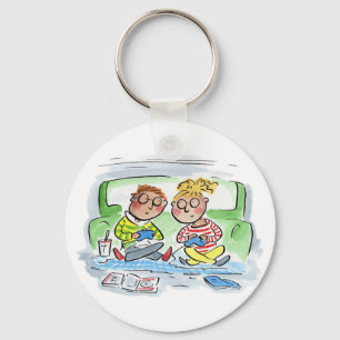 Gaming Couple Key Ring