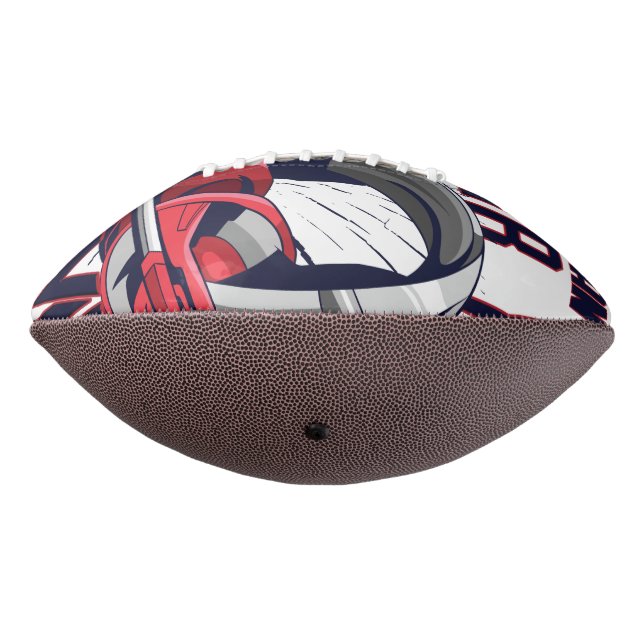 Gaming design with headset american football (Rotated 270)