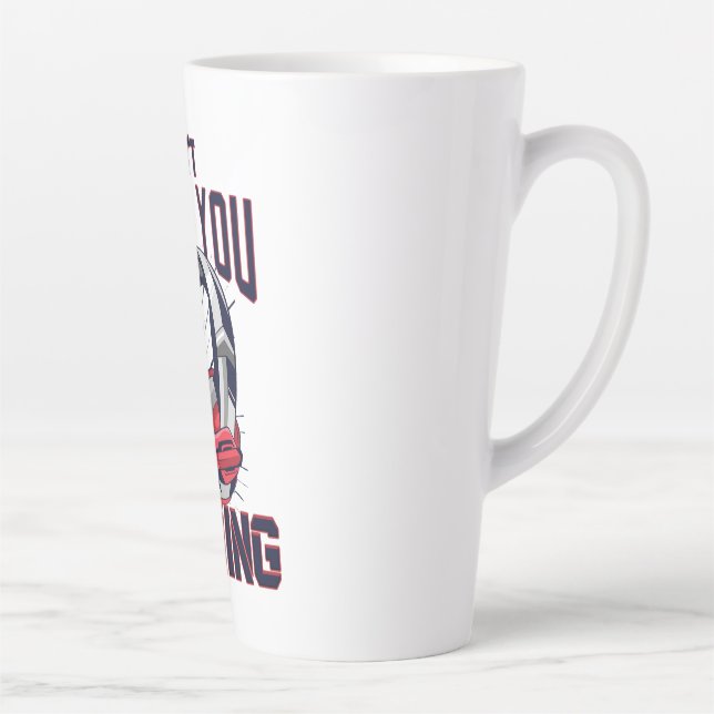 Gaming design with headset latte mug (Right)