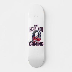 Gaming design with headset skateboard
