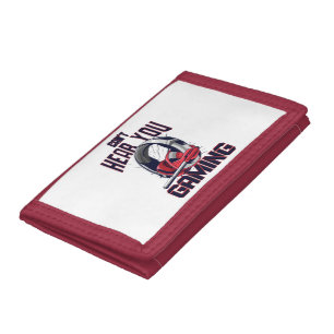 Gaming design with headset trifold wallet