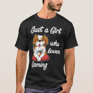 Gaming dog gamer girls game consoles gamer video g T-Shirt