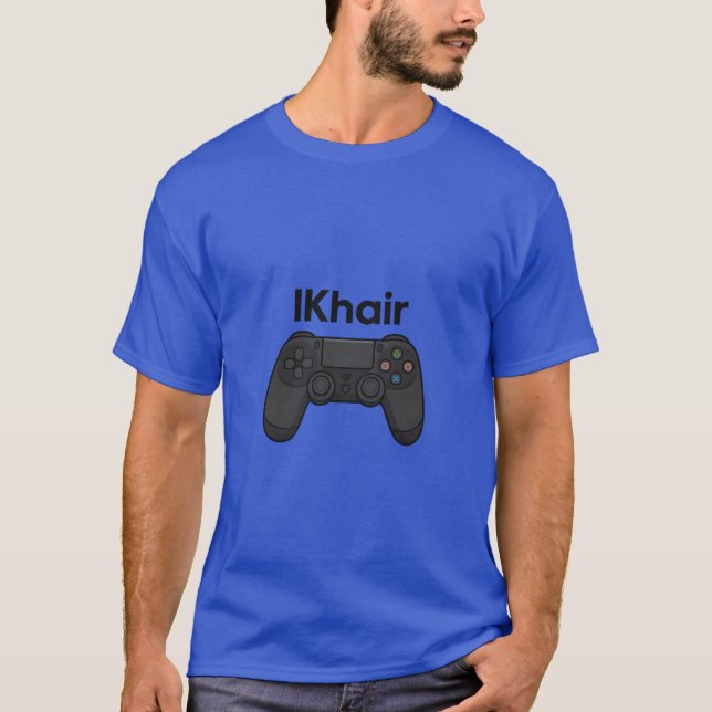 Gaming DualShock Controller Illustration boy frien T-Shirt (Front)