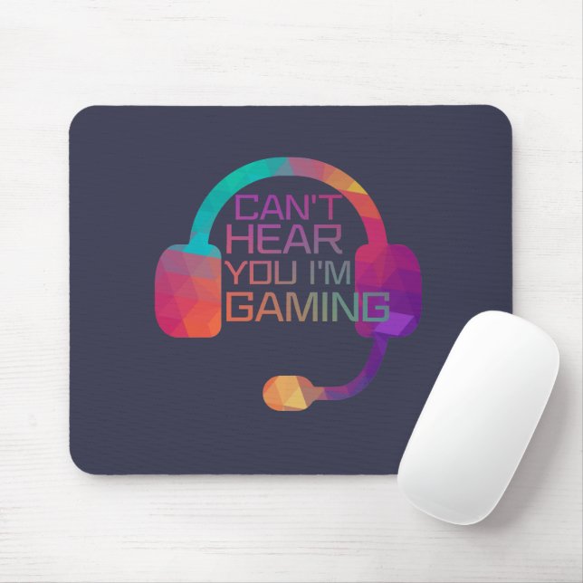 Gaming Earphones For Gamers Mouse Mat (With Mouse)