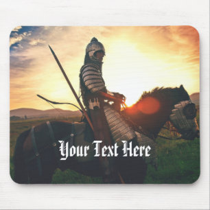 Gaming Fantasy Mediaeval Mounted Knight Mouse Mat