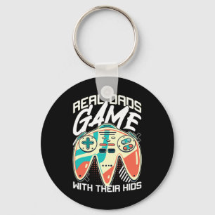 Gaming Fathers Day Gamer Dad Video Game Father Ste Key Ring