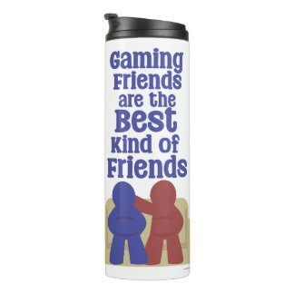 Gaming Friends Are Best Fun Meeple Design Thermal Tumbler