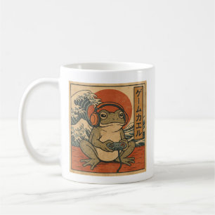 Gaming Frog Art Ukiyo-e Japanese Gamer Anime Men W Coffee Mug