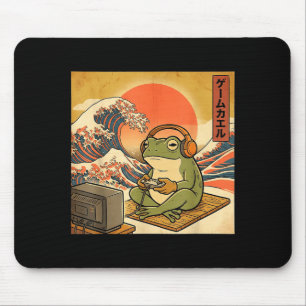 Gaming Frog Art Ukiyo-e Japanese Gamer Anime Men W Mouse Mat